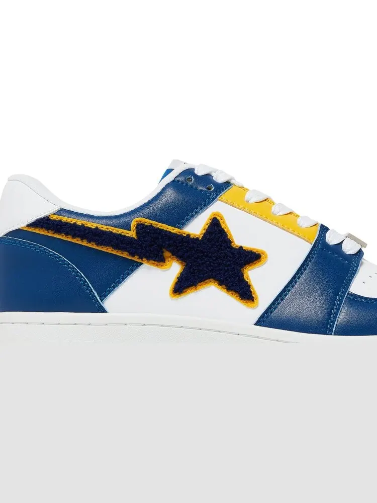 Кроссовки Bapesta Low Patched Navy — изображение 2 из 8, синий