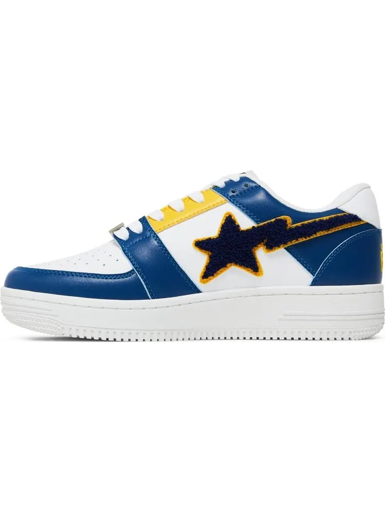 Кроссовки Bapesta Low Patched Navy — изображение 3 из 8, синий