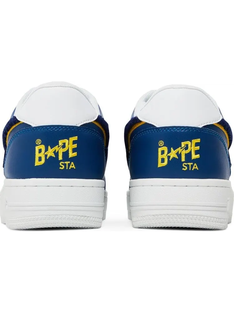 Кроссовки Bapesta Low Patched Navy — изображение 6 из 8, синий