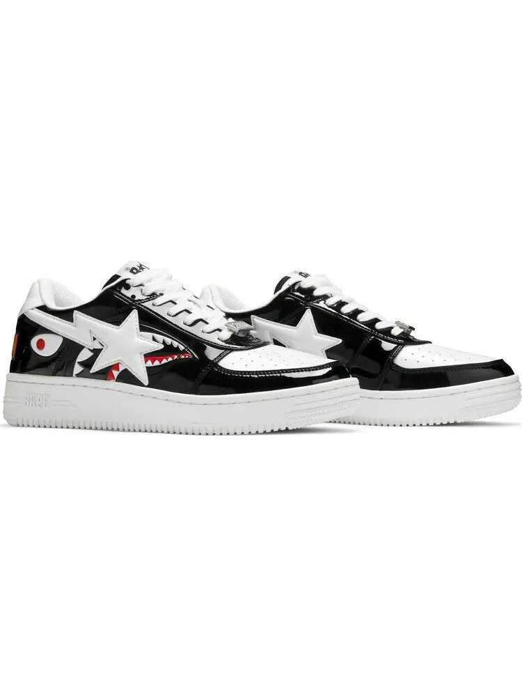 Кроссовки Bapesta Low M1 Shark Face - Black — изображение 8 из 8, черный
