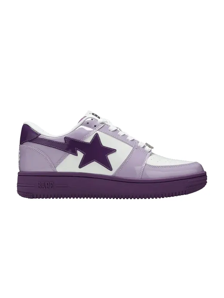 Кроссовки BAPE Bapesta Low M2 '20th Anniversary - Purple' — изображение 1 из 9, фиолетовый
