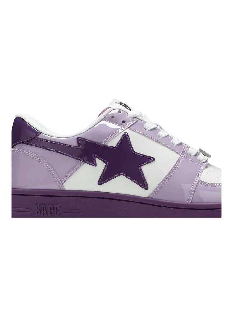 Кроссовки BAPE Bapesta Low M2 '20th Anniversary - Purple' — изображение 3 из 9, фиолетовый
