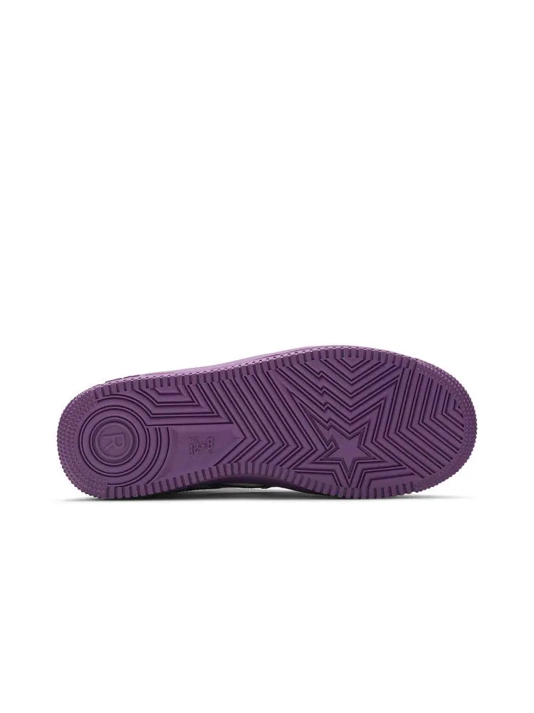 Кроссовки BAPE Bapesta Low M2 '20th Anniversary - Purple' — изображение 5 из 9, фиолетовый