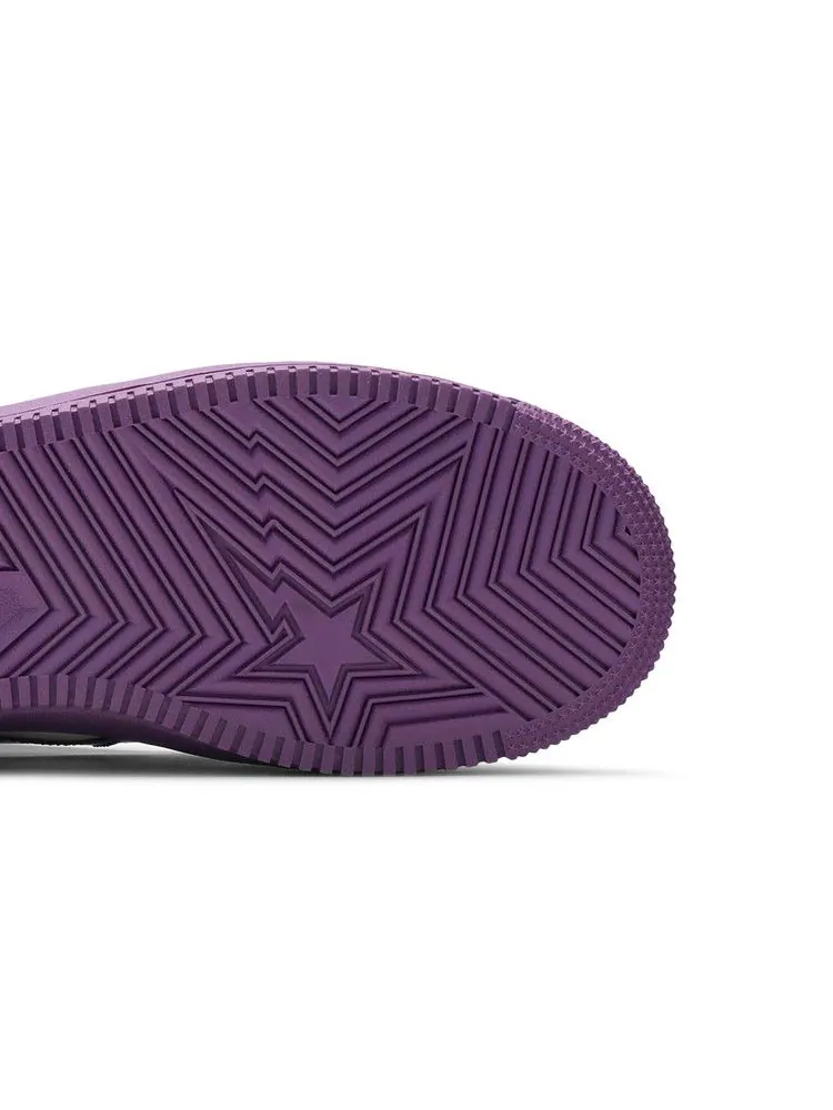 Кроссовки BAPE Bapesta Low M2 '20th Anniversary - Purple' — изображение 6 из 9, фиолетовый