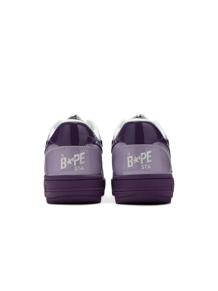 Кроссовки BAPE Bapesta Low M2 '20th Anniversary - Purple' — изображение 7 из 9, фиолетовый