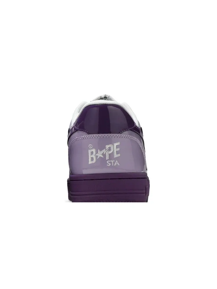 Кроссовки BAPE Bapesta Low M2 '20th Anniversary - Purple' — изображение 8 из 9, фиолетовый