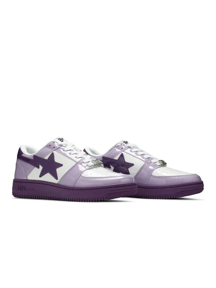 Кроссовки BAPE Bapesta Low M2 '20th Anniversary - Purple' — изображение 9 из 9, фиолетовый