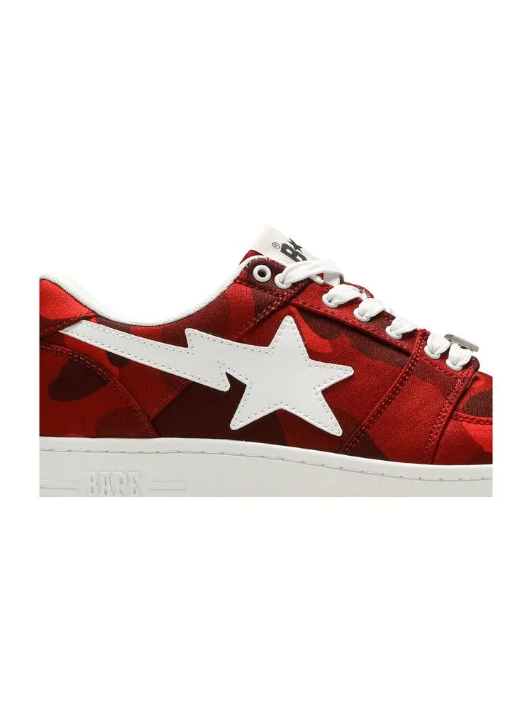 Кроссовки BAPE Bapesta M2 Low 'Red Camo' — изображение 3 из 9, красный//белый