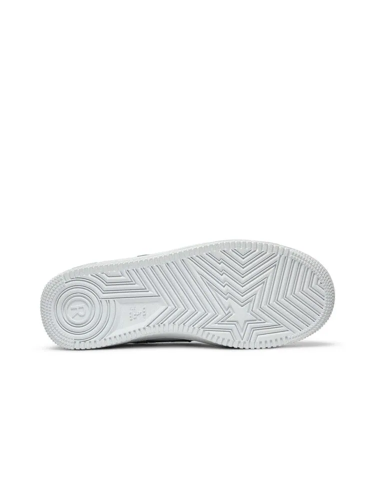 Кроссовки BAPE Bapesta Low M2 'White Black' — изображение 5 из 9, белый/белый