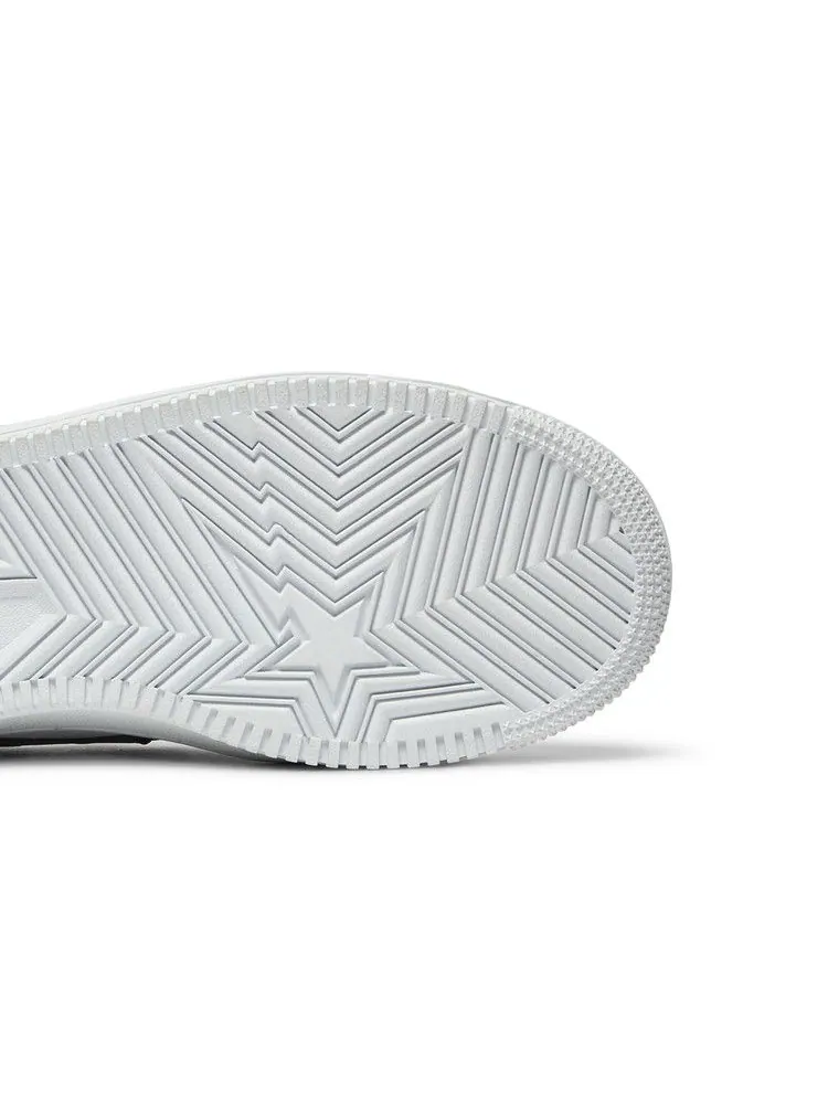 Кроссовки BAPE Bapesta Low M2 'White Black' — изображение 6 из 9, белый/белый