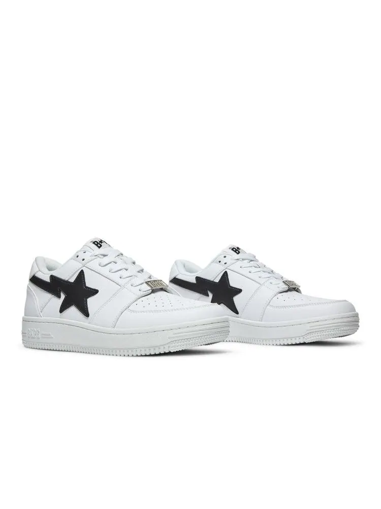 Кроссовки BAPE Bapesta Low M2 'White Black' — изображение 9 из 9, белый/белый