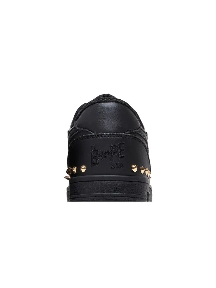 Кроссовки BAPE Bapesta Studded 'Black' — изображение 8 из 9, черный