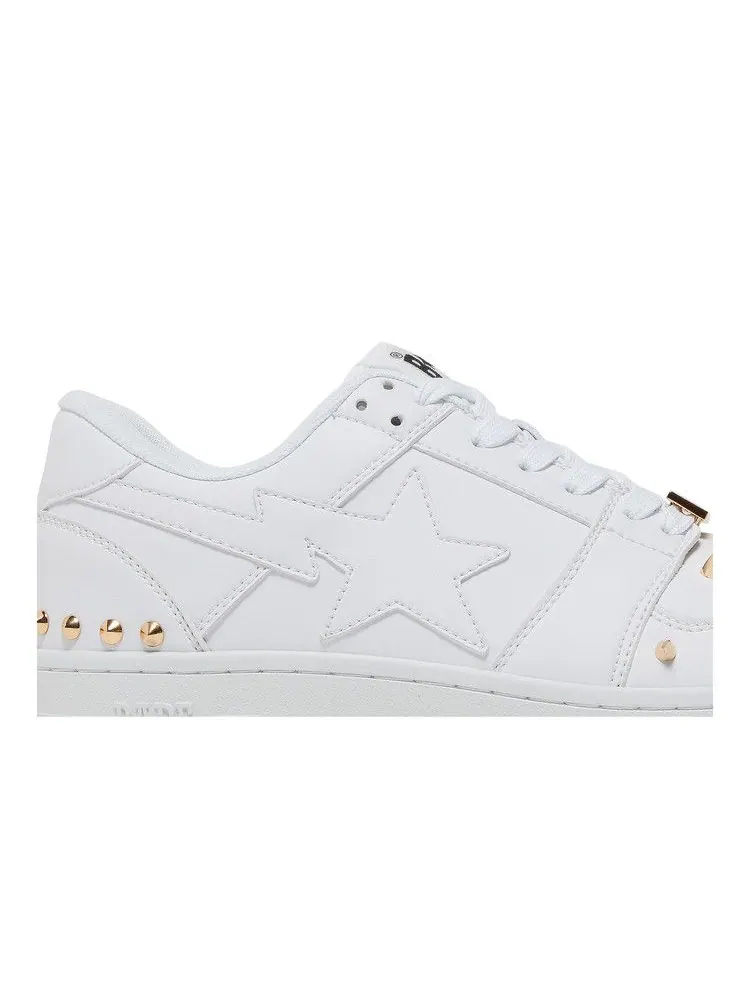 Кроссовки BAPE Bapesta Studded 'White' — изображение 3 из 9, белый