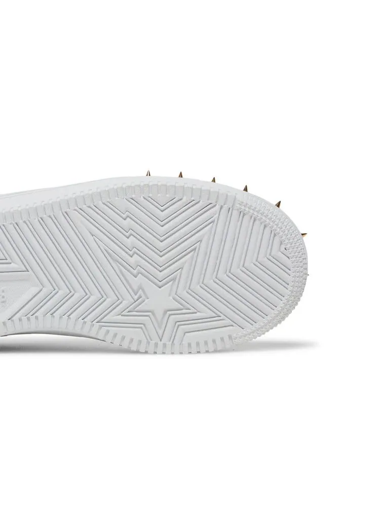 Кроссовки BAPE Bapesta Studded 'White' — изображение 6 из 9, белый