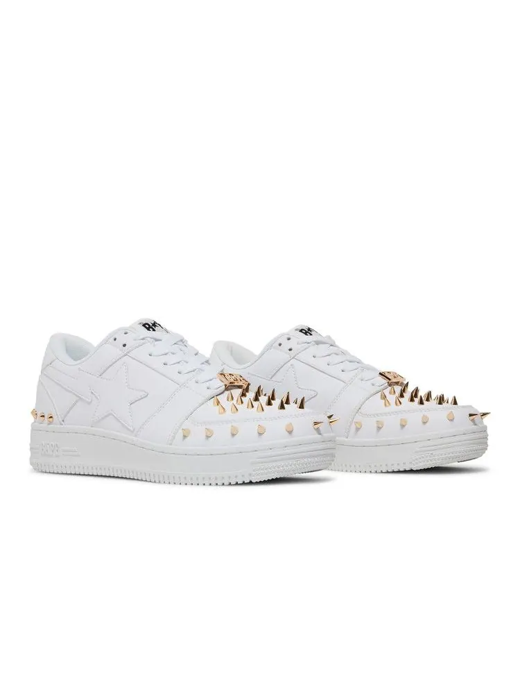 Кроссовки BAPE Bapesta Studded 'White' — изображение 9 из 9, белый