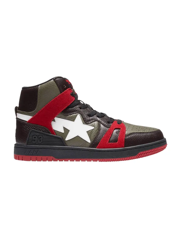 Кроссовки BAPE Bape Sta 93 HI 'Oliver Brown Red' — изображение 1 из 1, коричневый
