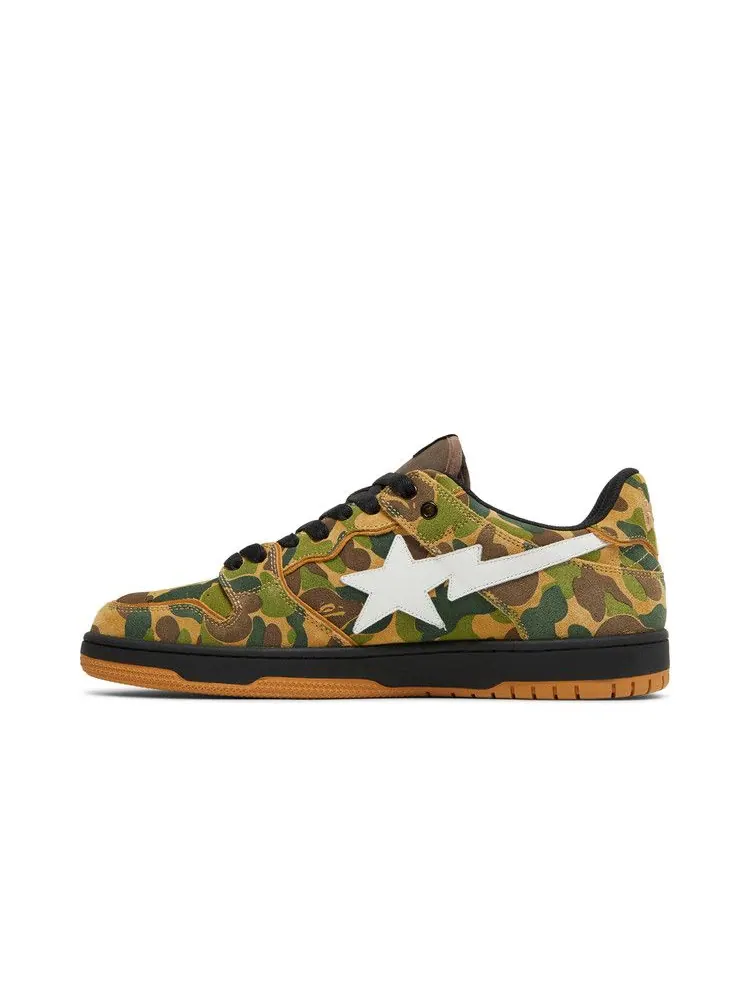 Кеды BAPE Sk8 Sta 'ABC Camo' — изображение 4 из 9, зеленый