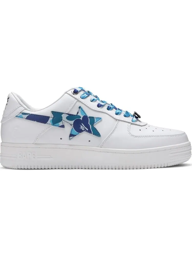 Кроссовки Bapesta ABC Camo - Blue 2021 — изображение 1 из 8, белый