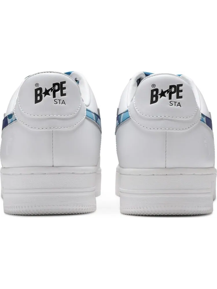 Кроссовки Bapesta ABC Camo - Blue 2021 — изображение 6 из 8, белый