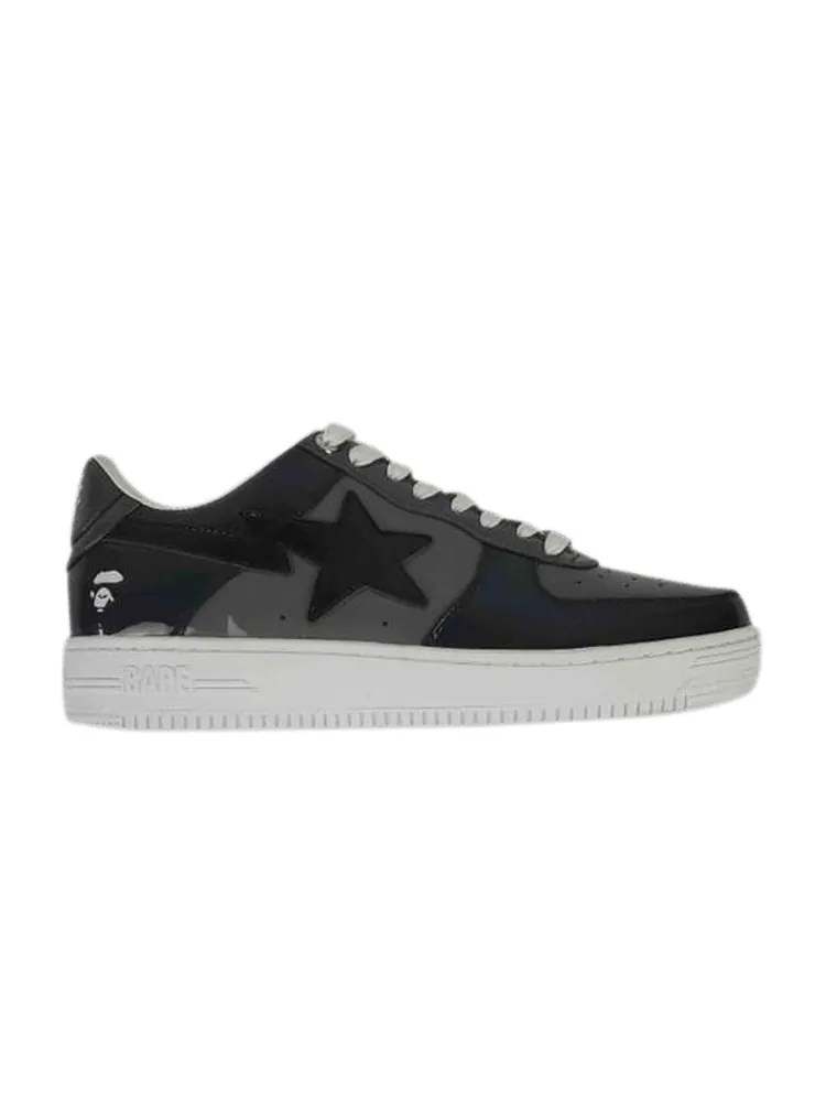 Кроссовки BAPE Bapesta Low M2 'Black' — изображение 1 из 1, черный