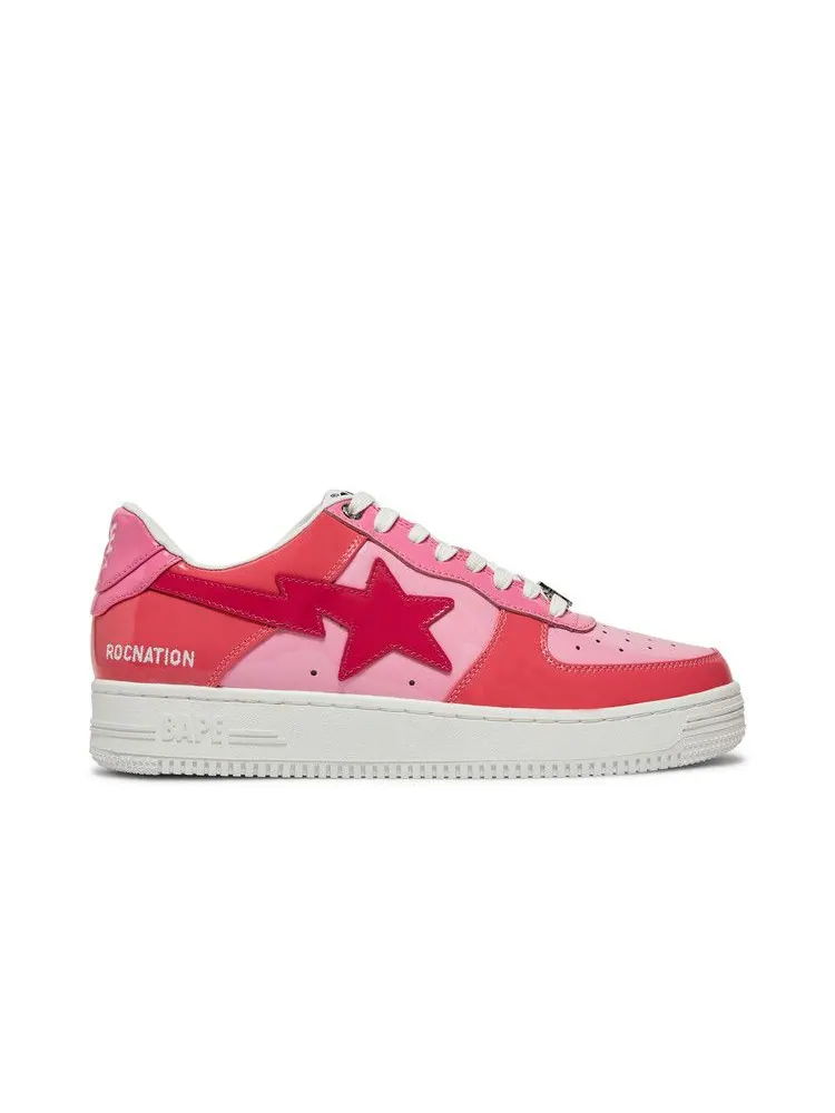 Кроссовки BAPE Bapesta Low M1 'Camo Combo - Pink' — изображение 2 из 9, розовый