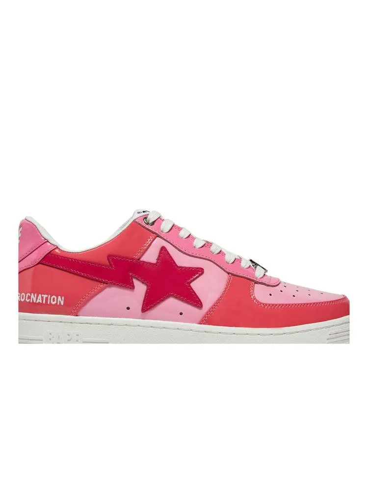 Кроссовки BAPE Bapesta Low M1 'Camo Combo - Pink' — изображение 3 из 9, розовый