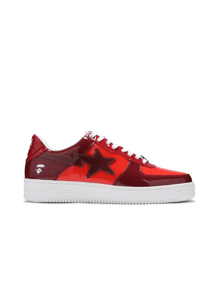 Кроссовки BAPE Bapesta Low M1 'Color Camo Combo - Red' — изображение 2 из 9, красный