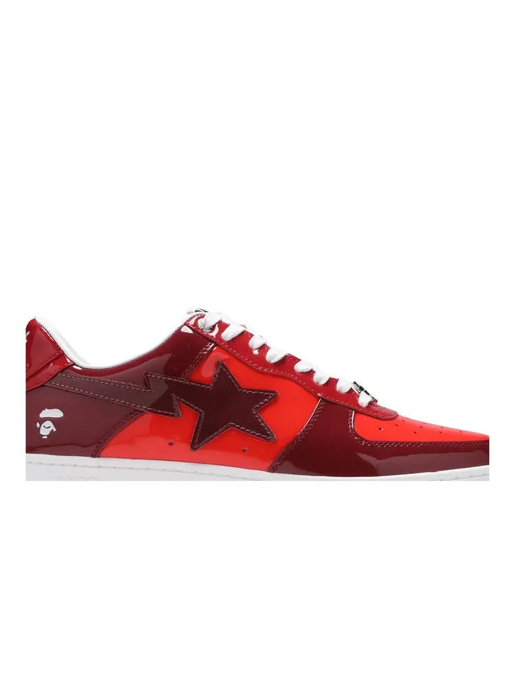 Кроссовки BAPE Bapesta Low M1 'Color Camo Combo - Red' — изображение 3 из 9, красный
