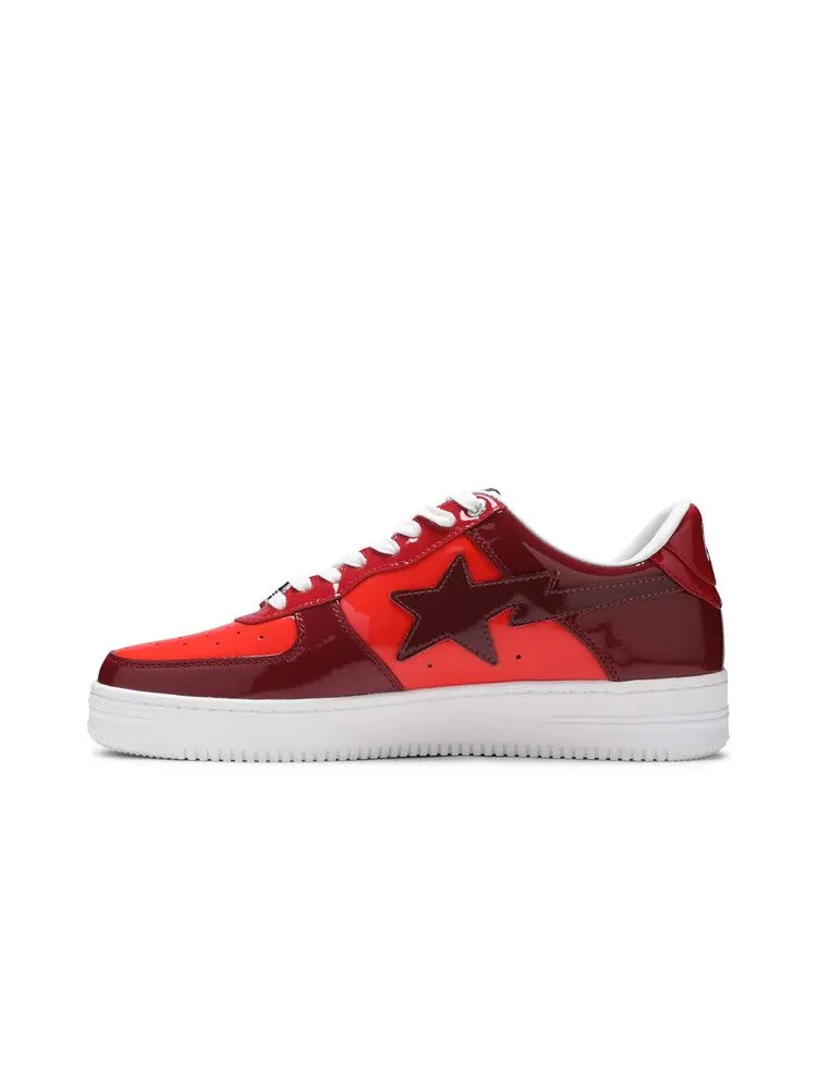 Кроссовки BAPE Bapesta Low M1 'Color Camo Combo - Red' — изображение 4 из 9, красный