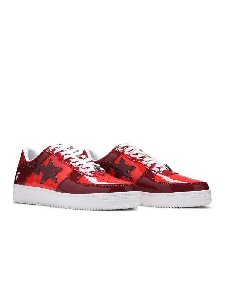 Кроссовки BAPE Bapesta Low M1 'Color Camo Combo - Red' — изображение 9 из 9, красный