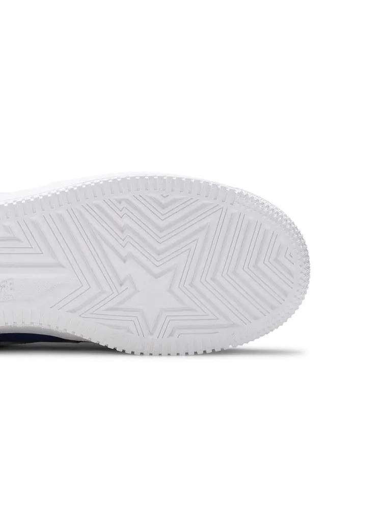 Кроссовки BAPE Bapesta 'Suede Pack - Blue' — изображение 6 из 9, синий