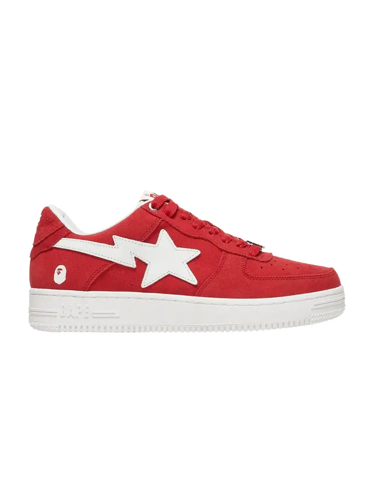 Кроссовки BAPE Bapesta 'Suede Pack - Red' — изображение 1 из 9, красный