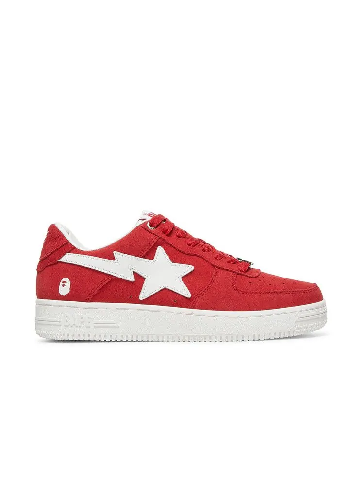 Кроссовки BAPE Bapesta 'Suede Pack - Red' — изображение 2 из 9, красный