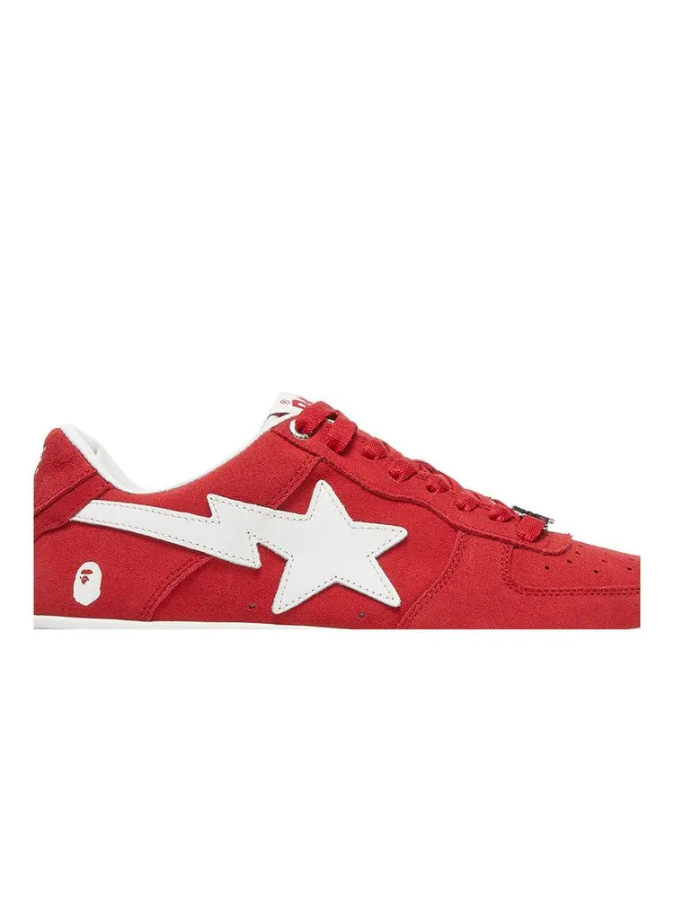 Кроссовки BAPE Bapesta 'Suede Pack - Red' — изображение 3 из 9, красный