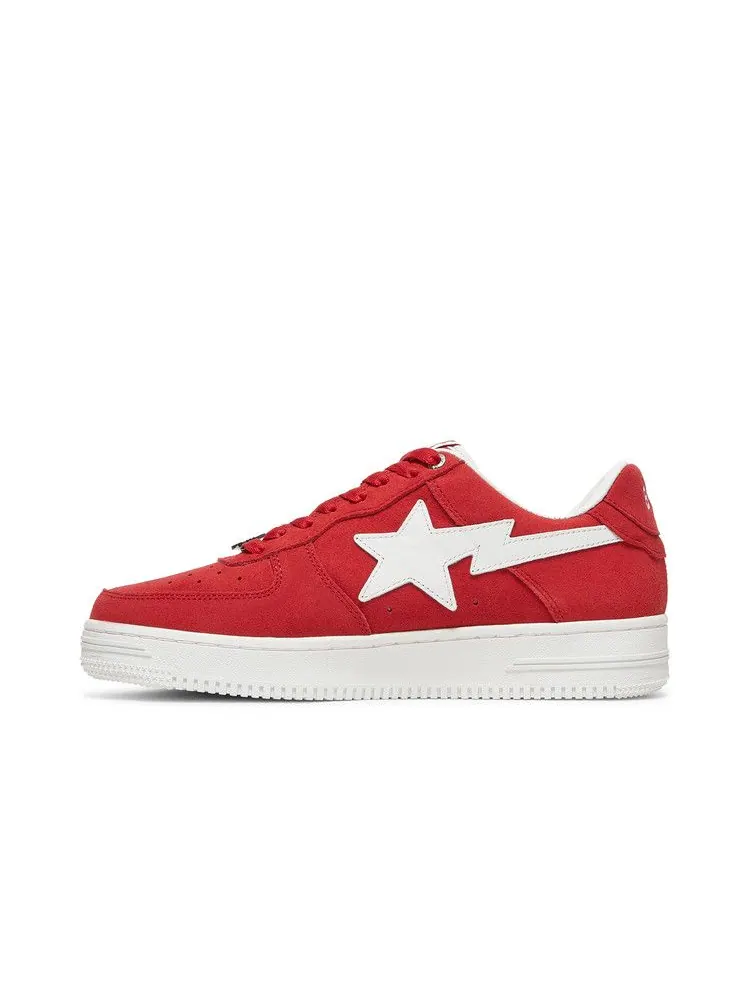 Кроссовки BAPE Bapesta 'Suede Pack - Red' — изображение 4 из 9, красный