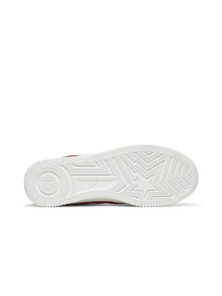 Кроссовки BAPE Bapesta 'Suede Pack - Red' — изображение 5 из 9, красный