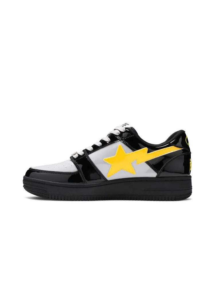 Кроссовки BAPE DC Comics x Bapesta Low M1 'Batman' — изображение 4 из 9, черный/серый/желтый