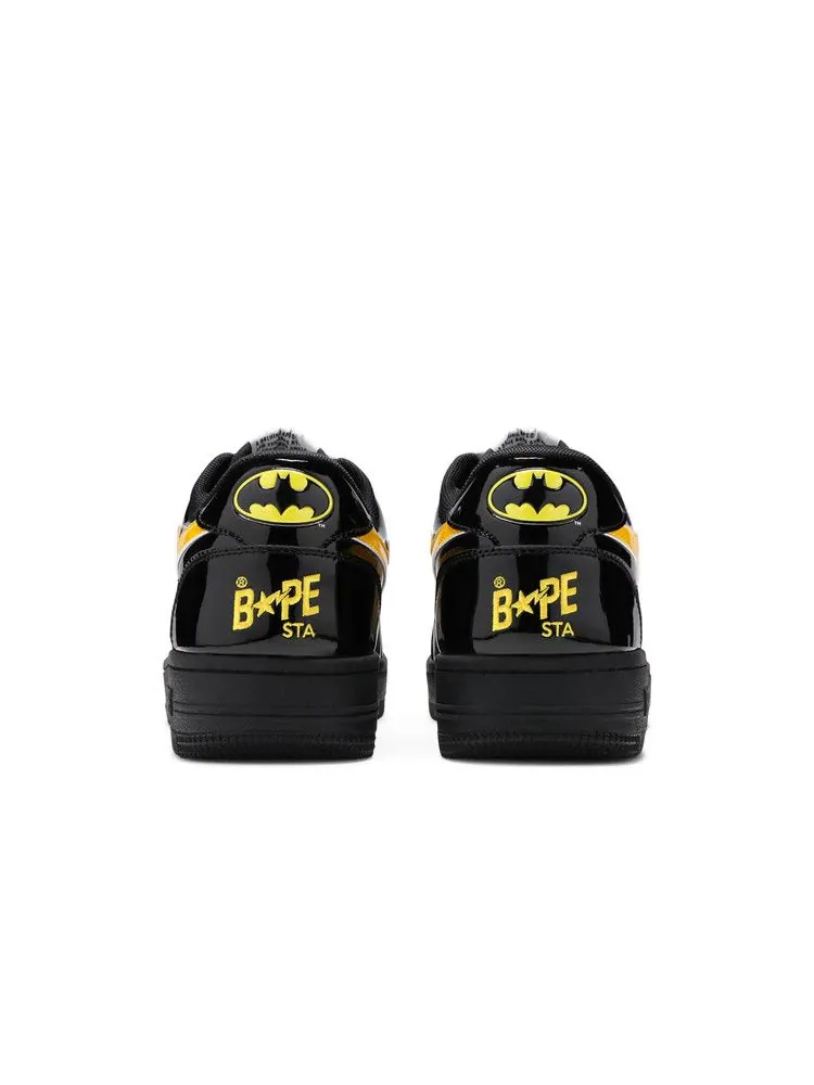 Кроссовки BAPE DC Comics x Bapesta Low M1 'Batman' — изображение 7 из 9, черный/серый/желтый