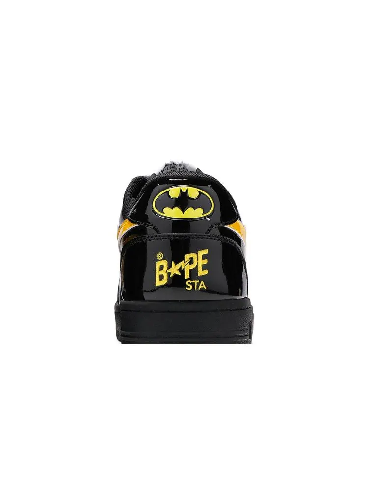 Кроссовки BAPE DC Comics x Bapesta Low M1 'Batman' — изображение 8 из 9, черный/серый/желтый