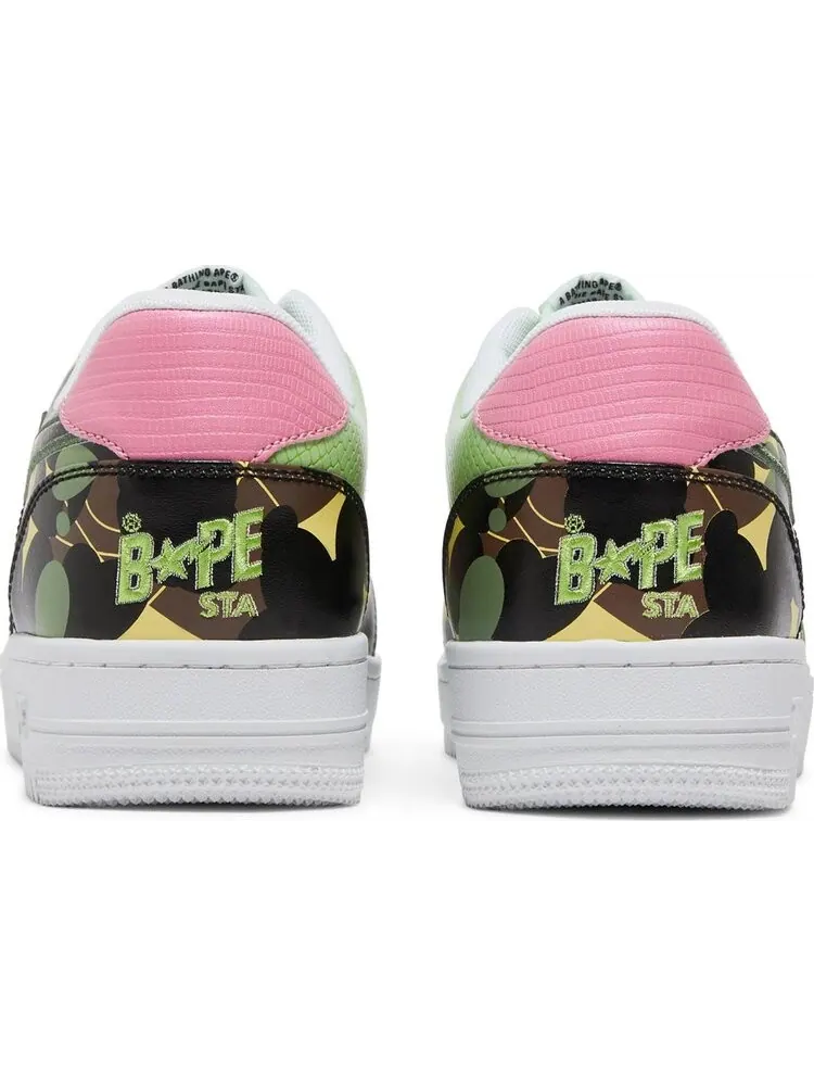 Кроссовки Mo Wax x Unkle x Bapesta Low M2 Original Headz — изображение 6 из 8, зеленый