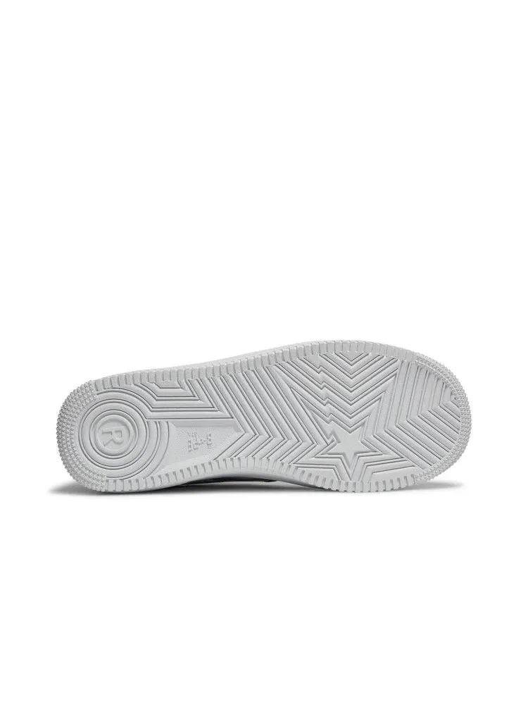 Кроссовки BAPE Bapesta Low M1 'White' — изображение 5 из 9, белый/серый