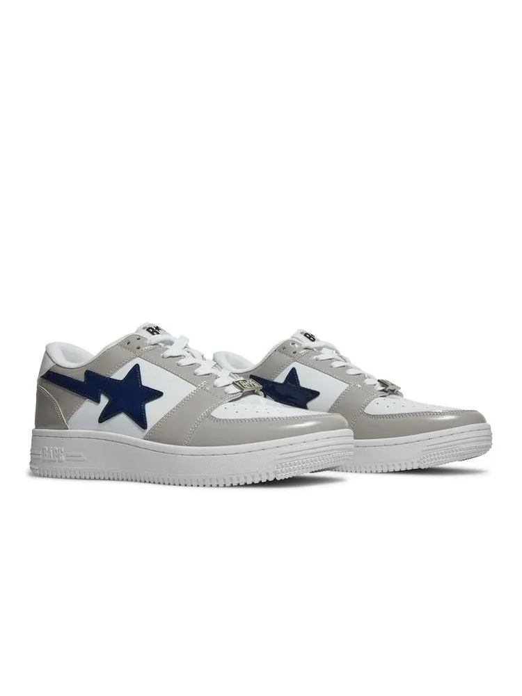 Кроссовки BAPE Bapesta Low M1 'White' — изображение 9 из 9, белый/серый