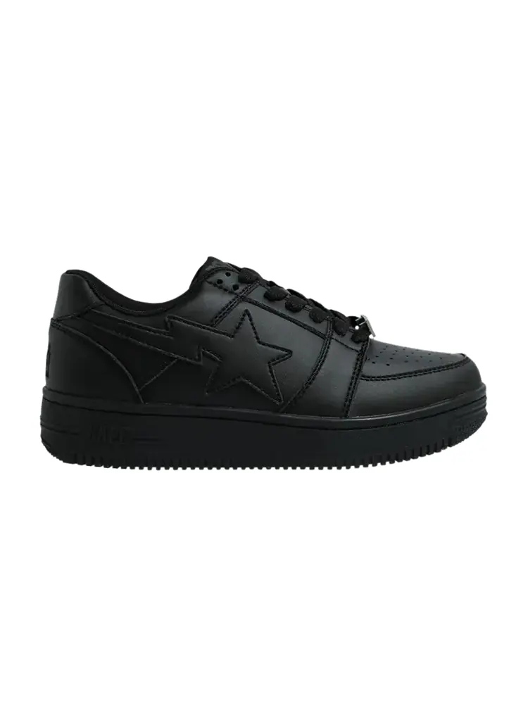 Кроссовки BAPE Bapesta Low 'Black' — изображение 1 из 1, черный