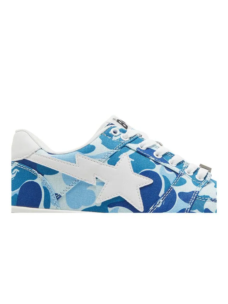 Кроссовки BAPE Bapesta Low 'ABC Camo - Blue' — изображение 3 из 9, синий