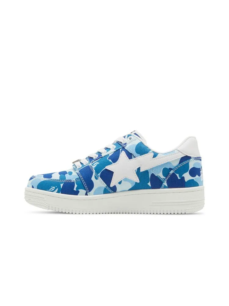 Кроссовки BAPE Bapesta Low 'ABC Camo - Blue' — изображение 4 из 9, синий