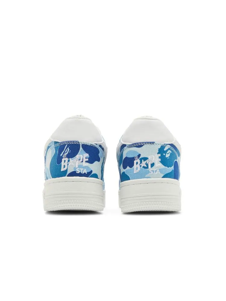 Кроссовки BAPE Bapesta Low 'ABC Camo - Blue' — изображение 7 из 9, синий