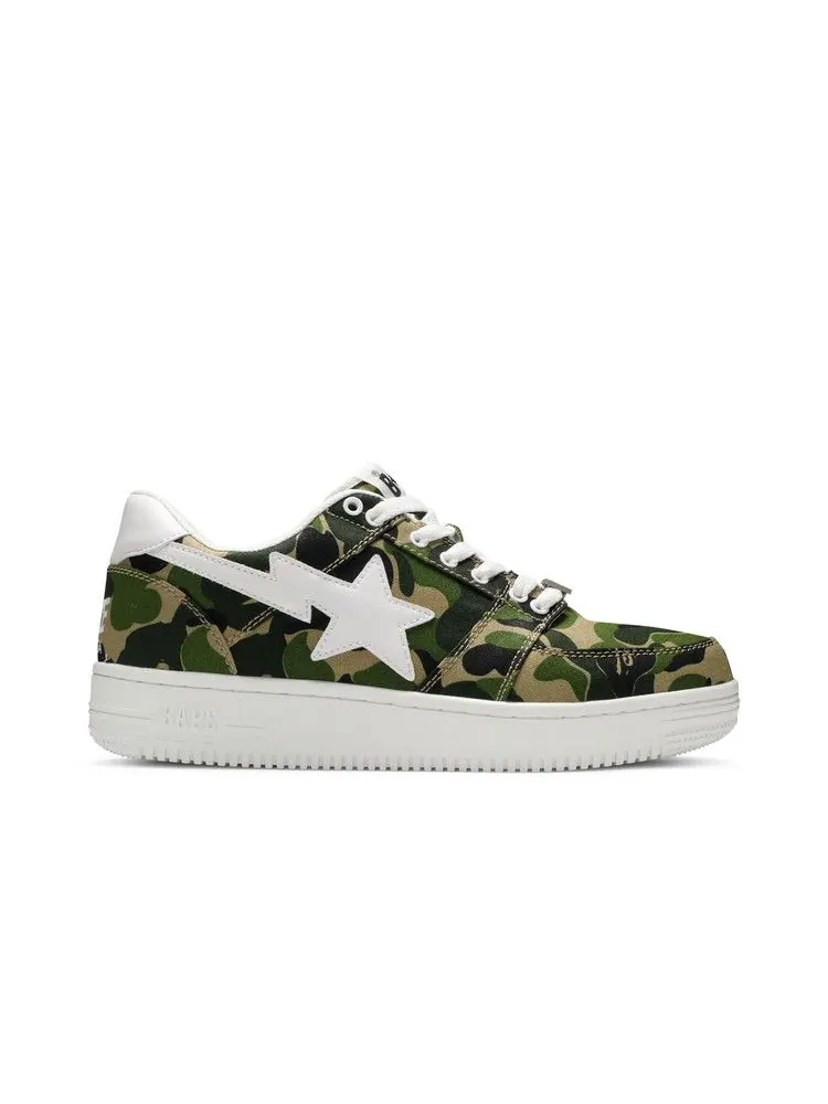 Кроссовки BAPE Bapesta Low 'ABC Camo' — изображение 2 из 9, зеленый
