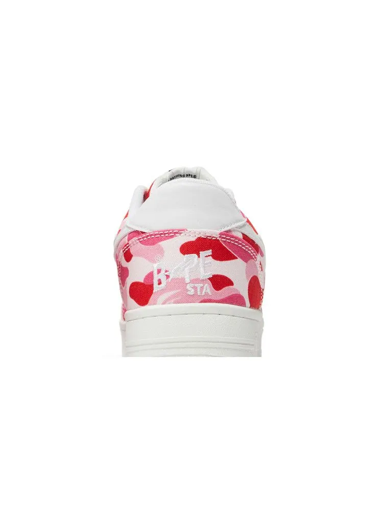 Кроссовки BAPE Bapesta Low 'ABC Camo - Pink' — изображение 8 из 9, розовый