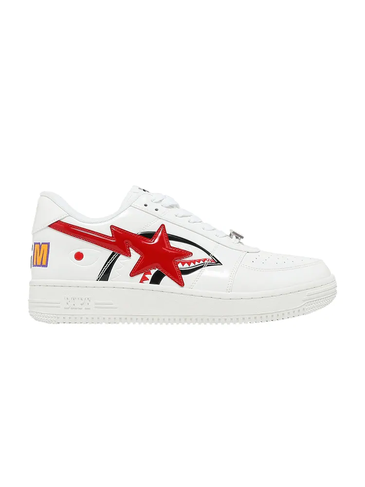 Кроссовки BAPE Bapesta Low M2 'Shark Face - White' — изображение 1 из 9, белый