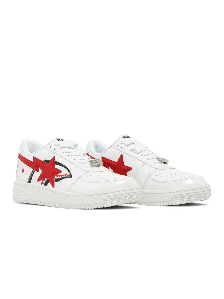 Кроссовки BAPE Bapesta Low M2 'Shark Face - White' — изображение 9 из 9, белый